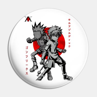 Killua And Gon Japanese Pin Official HunterxHunter Merch