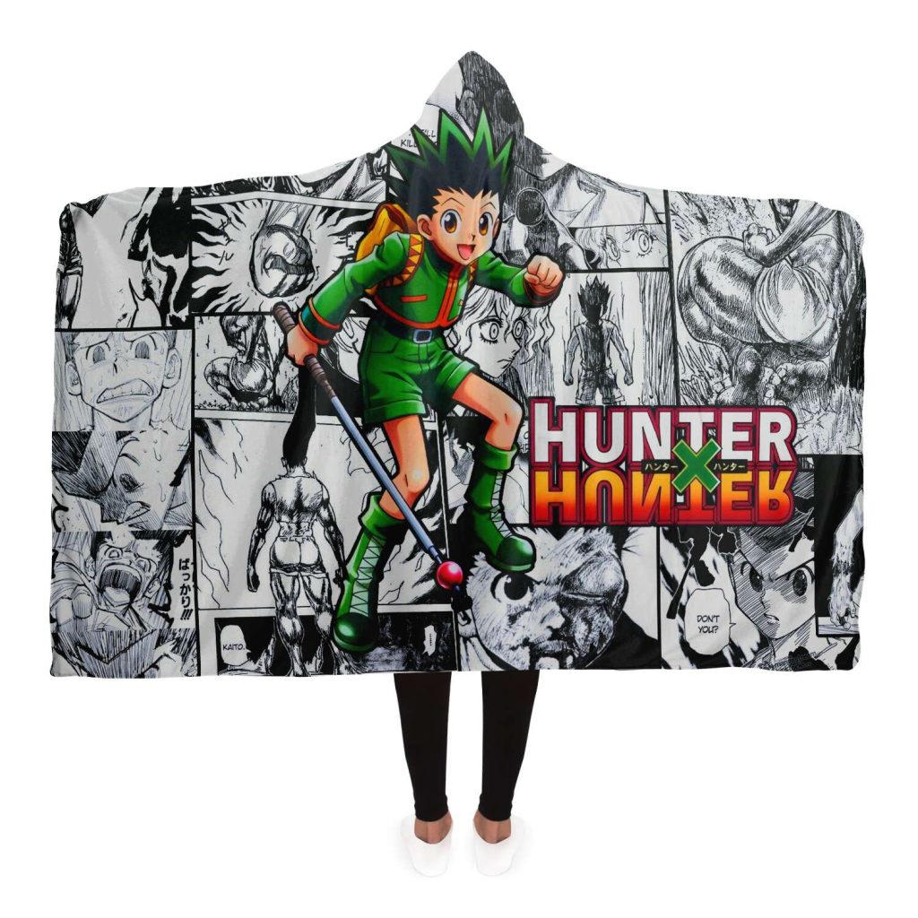 2f65130b2009fe6cac44d62e017058eb hoodedBlanket view4 - Hunter x Hunter Store