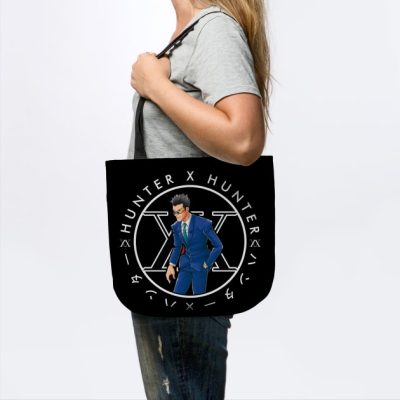 Leorio Paladinight Circle Text Tote Official HunterxHunter Merch