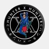 Leorio Paladinight Circle Text Pin Official HunterxHunter Merch