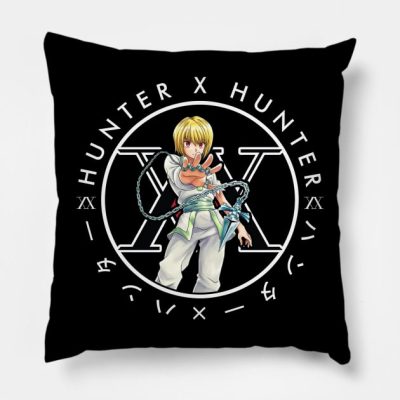 Kurapika Kurta Circle Text Throw Pillow Official HunterxHunter Merch