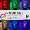 3d Night Lamp Anime Hunter X Hunter for Kids Child Bedroom Decor Nightlight Dropshipping Manga Gift 1 - Hunter x Hunter Store