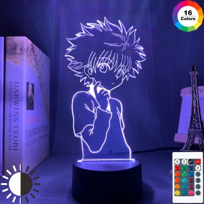 3d Night Lamp Anime Hunter X Hunter for Kids Child Bedroom Decor Nightlight Dropshipping Manga Gift - Hunter x Hunter Store