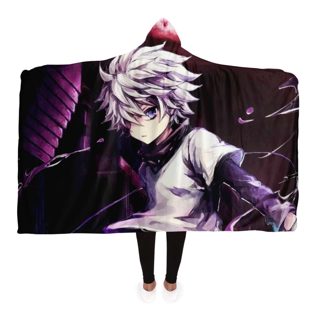 8a843157da6bc3c6a7b78d1e9a0731a4 hoodedBlanket view4 - Hunter x Hunter Store