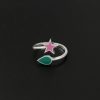 Anime Hunter X Hunter Hisoka Ring Silver Color Teardrop Star Open Adjustable Rings Classic Cosplay Props 1 - Hunter x Hunter Store