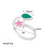 Anime Hunter X Hunter Hisoka Ring Silver Color Teardrop Star Open Adjustable Rings Classic Cosplay Props 5 - Hunter x Hunter Store