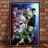 Classic Japanese Anime Canvas Painting Hunter X Hunter Posters and Prints Abstract Wall Art Pictures for 4 - Hunter x Hunter Store