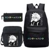 Janpanese Anime Hunter X Hunter Killua School Bag 3 Sets Children Cartoon Backpack Students Bookbag Travel - Hunter x Hunter Store