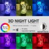 Kids Night Light Gon Freecss Figure Led Battery Powered Nightlight for Child Bedroom Decor 3d Lamp 1 - Hunter x Hunter Store