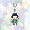 New Q Version Anime Hunter X Hunter Keychain Gon Freecss Killua Zoldyck Kurapika Acrylic Key Chain 1 - Hunter x Hunter Store