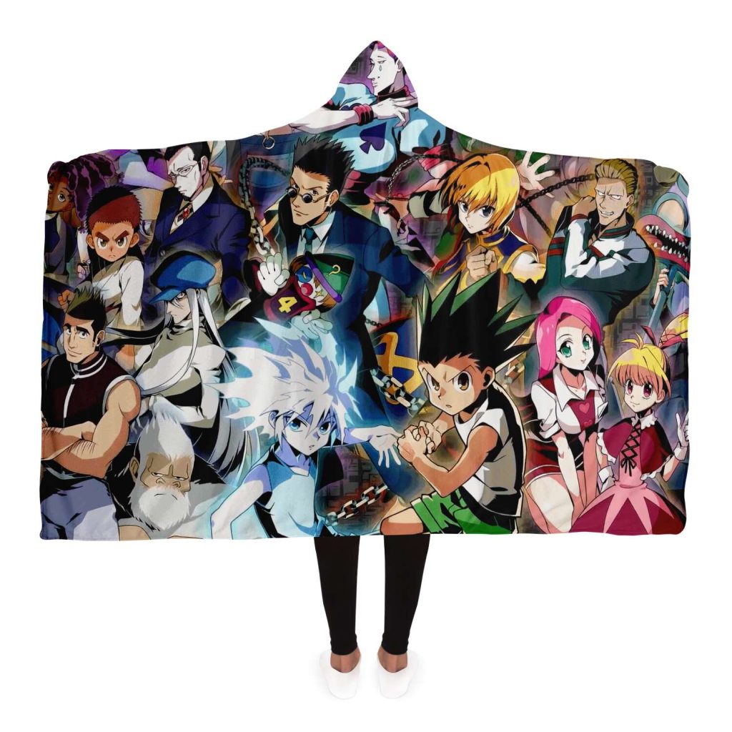 f3fb9539933c7b021402e62ee6f517b3 hoodedBlanket view4 - Hunter x Hunter Store