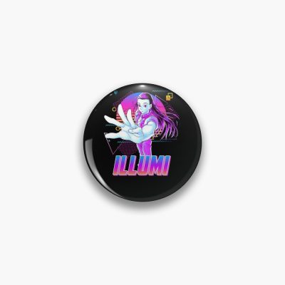 Illumi Retro Style Pin Official HunterxHunter Merch