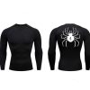 Anime Hunter X Hunter Compression Tshirts Phantom Troupe Spider Print Long Slevee Shirts Gym Summer Workout 5 - Hunter x Hunter Store