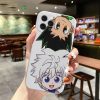 Cartoon Hunter X Hunter Matte White Silicone Phone Case For iPhone 13 12 11 14 Pro 1 - Hunter x Hunter Store