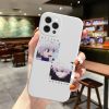 Cartoon Hunter X Hunter Matte White Silicone Phone Case For iPhone 13 12 11 14 Pro 2 - Hunter x Hunter Store