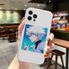 Cartoon Hunter X Hunter Matte White Silicone Phone Case For iPhone 13 12 11 14 Pro 4 - Hunter x Hunter Store