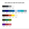 tank top color chart - Hunter x Hunter Store